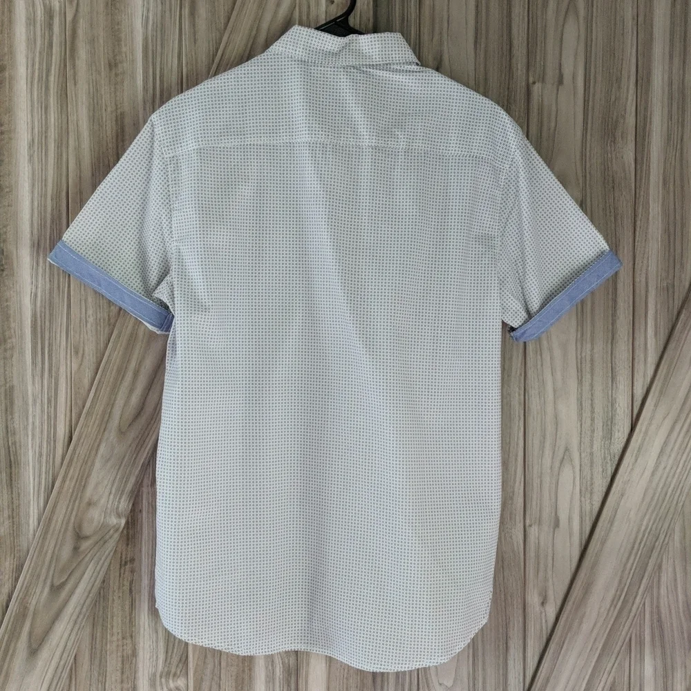 Michael Brandon Men's Short Sleeve Button Down Shirt New Size Medium - Picture 5 of 8